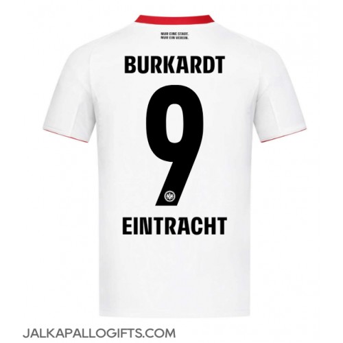 Eintracht Frankfurt Jonathan Burkardt #9 Vieraspaita 2025-26 Lyhythihainen Eintracht Frankfurt Jonathan Burkardt #9 Vieraspaita 2025-26 Lyhythihainen
